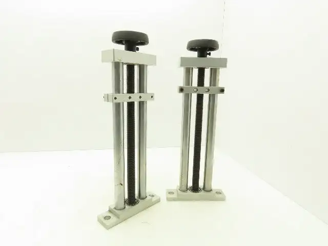 Ball Screw Manual Linear Actuator Hand Crank 13" Travel Handwheel Lot of 2