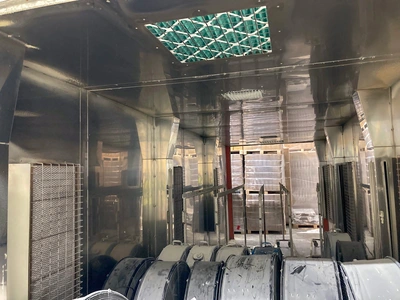 40m.cu Schubox IR catalytic drying oven Gas Fired