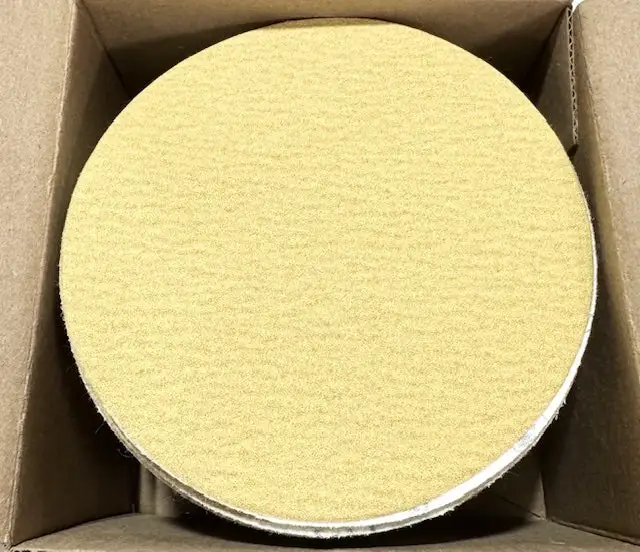 CGW 5" PSA Sanding Discs 150 Grit Aluminum Oxide 100 Pack - Yellow