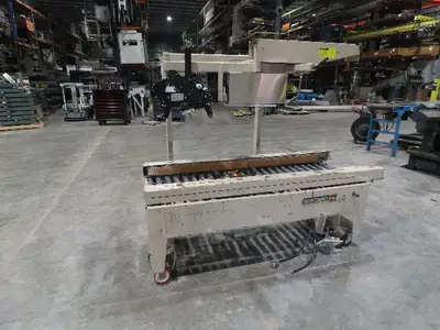 Bemistaper Dual Head Case Sealer 2" Box Tape Carton Sealing Machine Conveyor