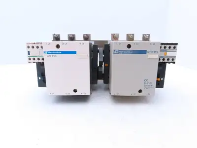 Telemecanique LC2F115 Motor Starter Reversing Contactor 80kW 1000V 110V Coil