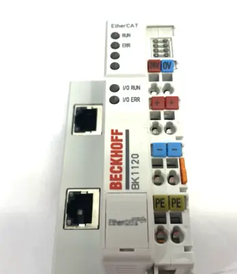 Used Beckhoff EtherCAT Bus Coupler For Standard Bus Terminals PLC Processors Michigan US | Maverick Industrial Sales #1389837