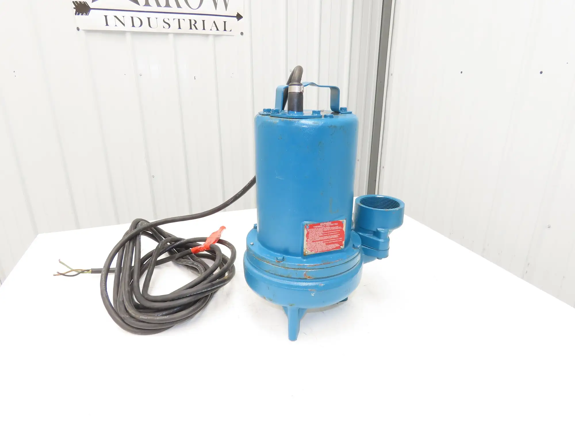 Barnes 3SE1074L Submersible Sewage Ejector Sump Pump 3"NPT 1Hp 240V 1PH 200GPM