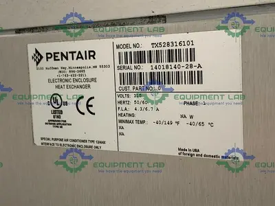 USED HOFFMAN/PENTAIR TX528316101 OUTDOOR HEAT EXCHANGER 115V