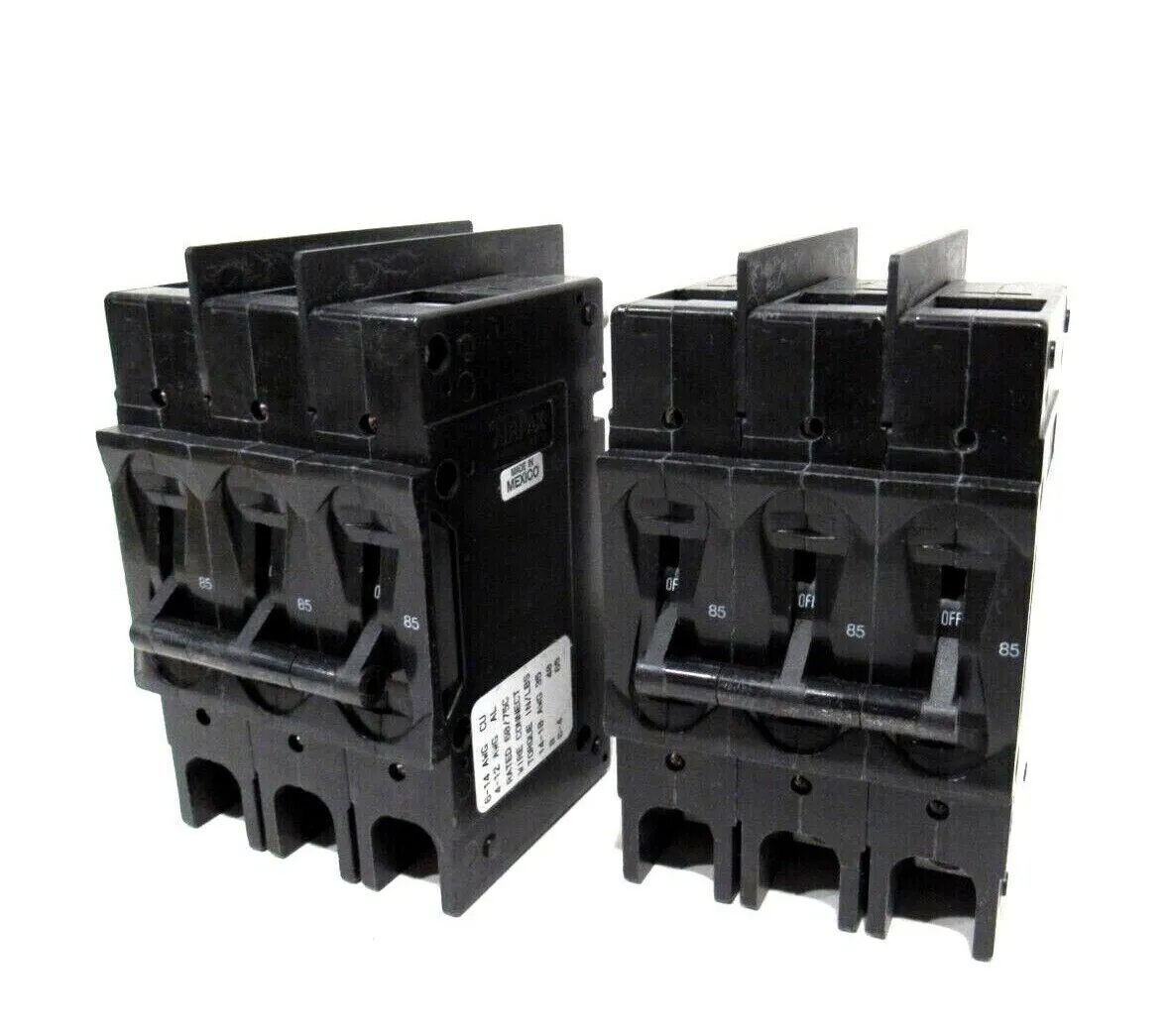 LOT OF 2 NEW AIRPAX 229-3-27427-16 CIRCUIT BREAKERS 22932742716