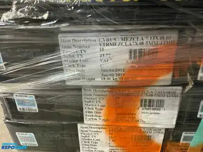 Pallet of Mixed Vinyl Flooring