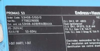 NEW ENDRESS + HAUSER 53H08-5150 PROMAG 53 TRANSMITTER 53H085150