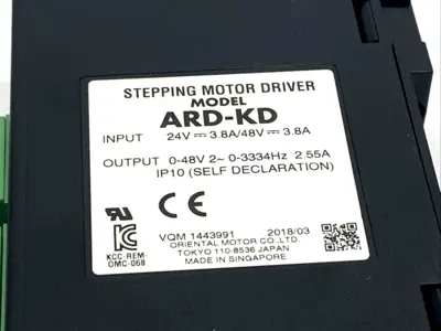 Used Oriental Motor ARD-KD Motor Controllers Michigan US | Maverick Industrial Sales #1402220