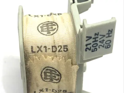 LX1-D25021 | Telemecanique  Contactor Coil 21V 50Hz 24V 60Hz - New Other