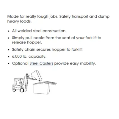 Used GENERAL EQUIPMENT & SUPPLY _UNKNOWN_ Hoppers South Carolina US | General Equipment and Supply #1491152