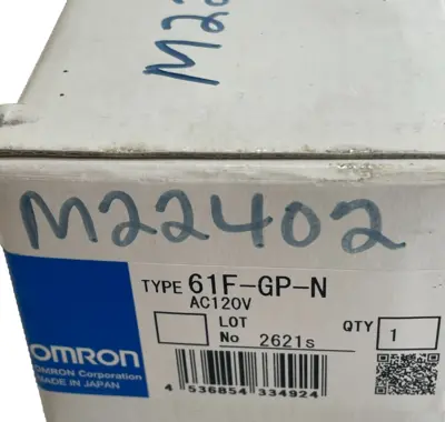 NEW OMRON 61F-GP-N LEVEL SWITCH AC120V 61FGPN