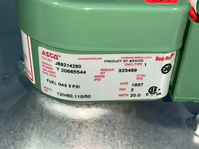 New | in-Stock ASCO JB8214280 Pumps Ohio US | HGR 24 #1407543