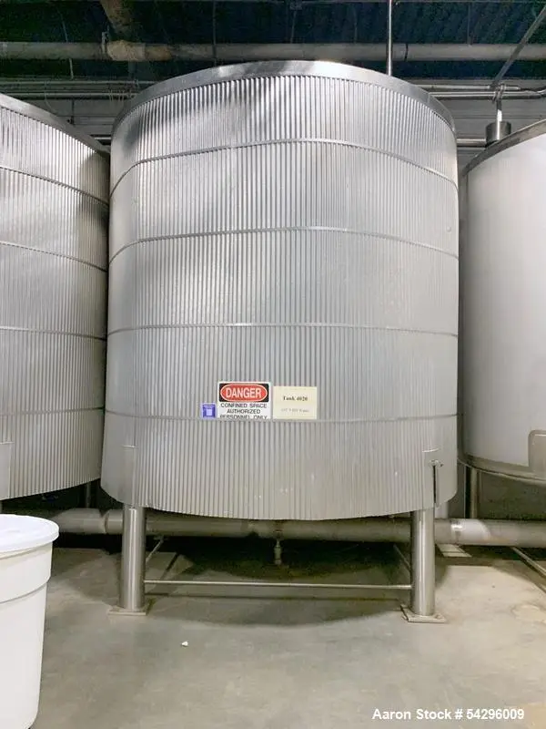 Feldmeier 4,700 Gallon Vertical Stainless Steel Tank – Industrial Storage Vessel