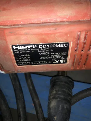 USED HILTI DD100MEC