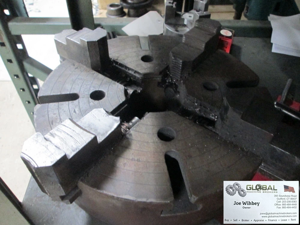 Union Mfg Co 12"Diameter Non Self Centering 4-Stepped Jaw Lathe Chuck W/3"Bore