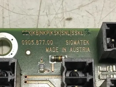 USED SIGMATEK 0905.877.00