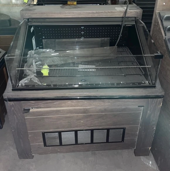 1-0521 JSI RBS033L 3’ Low Back Self Contained Refrigerated Produce Cooler Bin