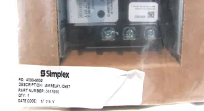 NEW SIMPLEX 4090-9002 RELAY MODULE 40909002