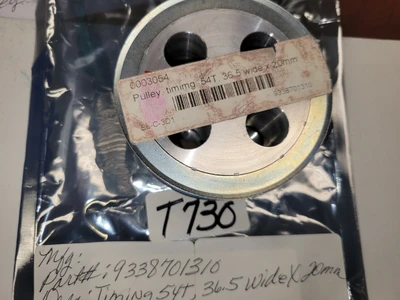 Belt Timing Pulley 54T 36.5mm  wide x 20mm
