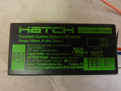 NEW HATCH TRANSFORMERS INC. LC10-0350N-120-A
