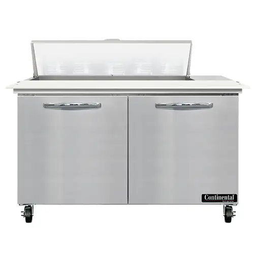 Continental SW48N10C 48" Sandwich/salad Prep Table W/ Refrigerated Base, 115v