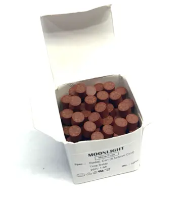 New | in-Stock Moonlight Micro-Fuse, Radial, Can, 8.5x8mm DxH BOX OF 49 Capacitors Michigan US | Maverick Industrial Sales #1389106
