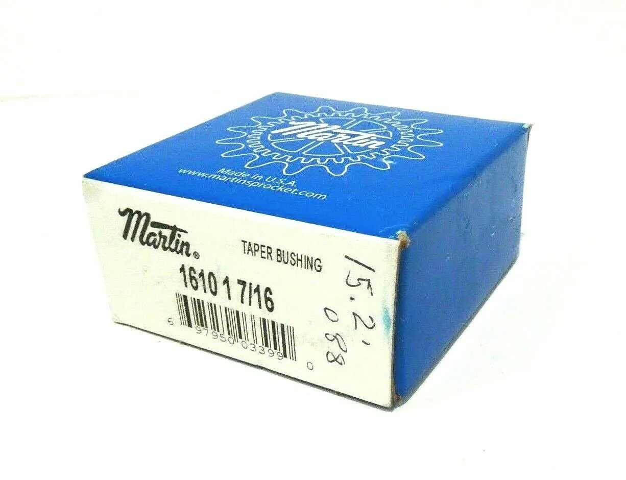 NEW MARTIN SPROCKET 1610 1 7/16 TAPER BUSHING 16101716