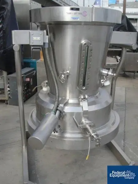 Used Glatt Glatt GPCG 30 18" Wurster Insert Fluid Bed Dryers California US | Federal Equipment Company #128256
