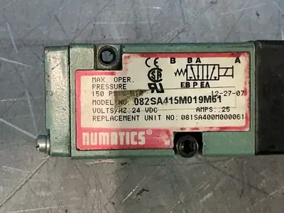 Used 2007 NUMATICS 082SA415M019M61 Pumps Ohio US | HGR 24 #1279240