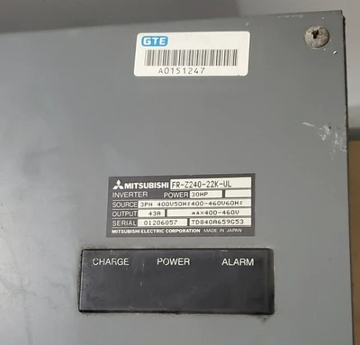 USED Mitsubishi Electric Freqrol-Z200