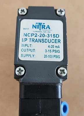 USED Nitra Pneumatics NCP2-20-315D
