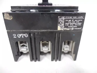 General Electric TEB132070 Circuit Breaker 70 Amps 240VAC Used