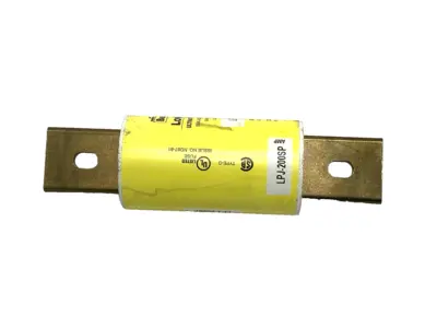 USED COOPER BUSSMANN LOW-PEAK TIME DELAY FUSE CLASS J 600VAC 200A