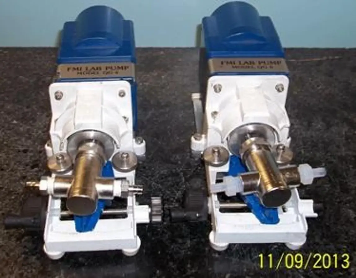 QTY. 2. FLUID METERING INC. TYPE: QG-6 FMI LAB PUM...
