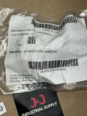 (2) NEW 163K269H01 Cylindrical Bumpers Fast Shipping! + Warranty