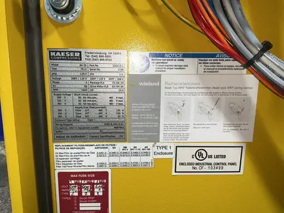 Used 2013 KAESER AS 25 Rotary Screw & Sliding Vane Air Compressors Ohio US | HGR 24 #1517962