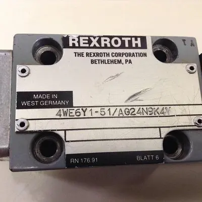 Used REXROTH 4WE6Y151 AG24N9K4V Valves/Fittings Michigan US | Ideal Machinery #1260231