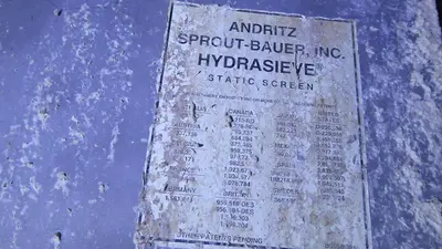 Used 1996 ANDRITZ SPROUT BAUER 554-2-120 Miscellaneous Printing & Paper Equipment Pennsylvania US | Global Equipment International, LLC #1452180