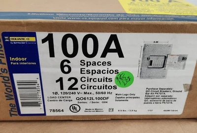 NEW Square D QO612L100DF