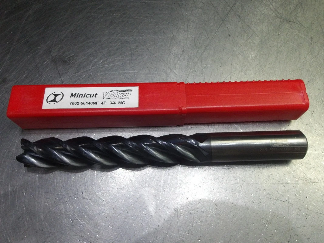 Minicut/VHIcarb 3/4" 4 Flute Carbide CR Endmill .040" R 7002-50140NF (LOC3382)