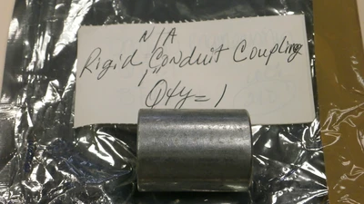 Used 1" Rigid Galvanzied Steel Conduit Coupling (minor scratches)