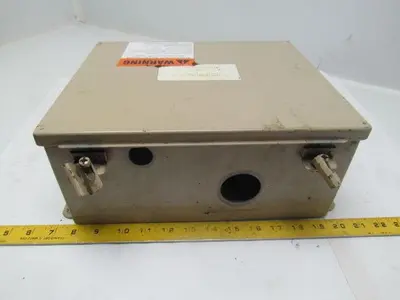 Hoffman 12X10X5" type 12 & 13 Electrical Enclosure With Backplate
