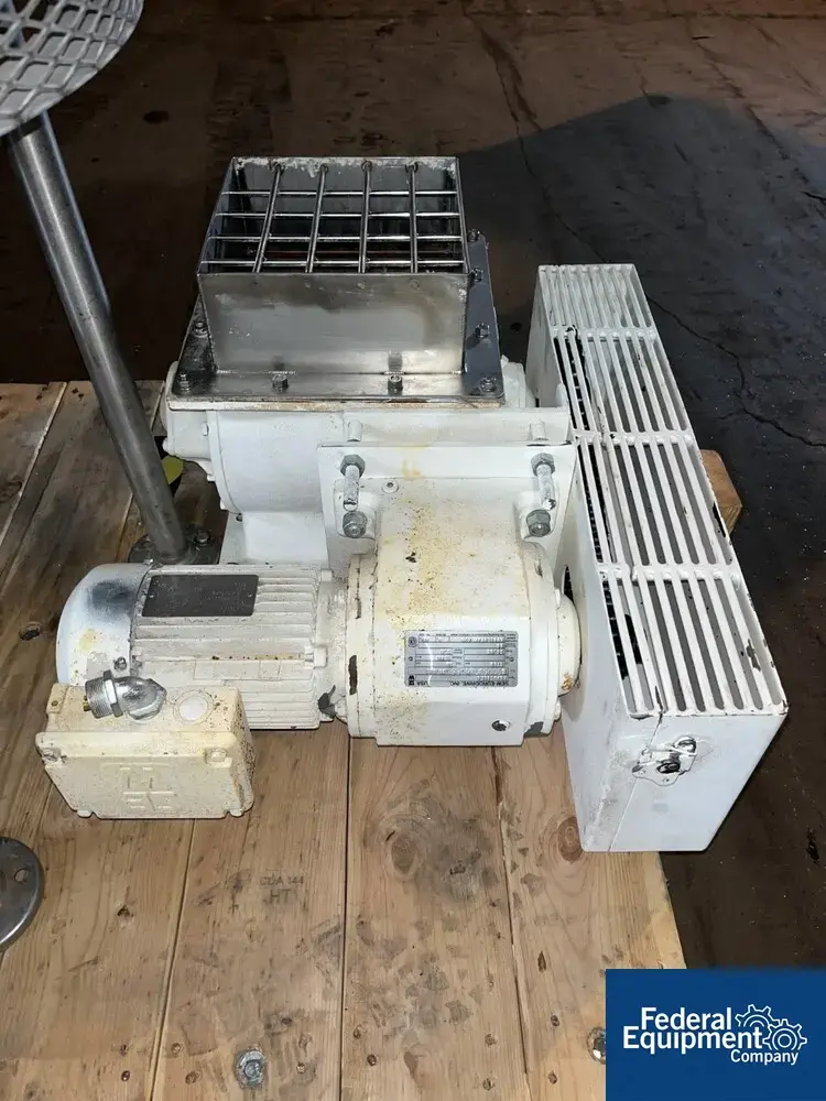 USED Boedecker Company Boedecker Rotary Airlock, Model RU-02, 9" x 9"