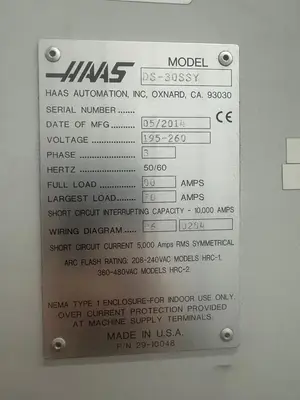 2014 HAAS DS-30SSY CNC Lathes | Machine Tool Emporium (8)
