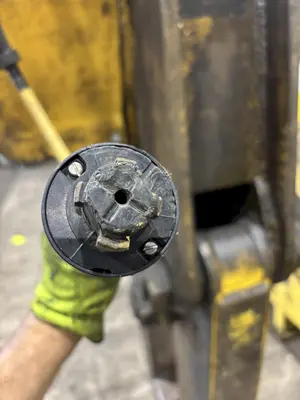 40 TON (80,000 LBS) BRADLEY ADJUSTABLE TELESCOPING COIL LIFTING GRAB TONGS: STOCK #23558