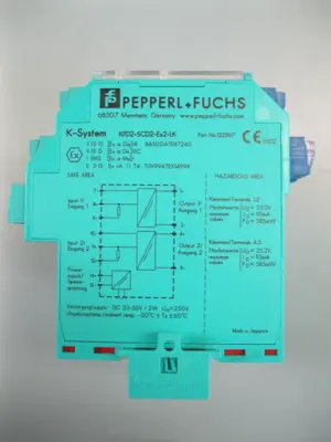 Lot (6) Pepperl+Fuchs KFD2-STC4-Ex2, KFD2-SCD2-Ex2-LK, KFD2-EB2 Modules D14