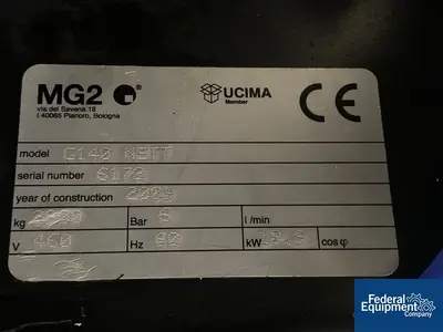 USED MG2 MG2 G140 Nett Capsule Filler