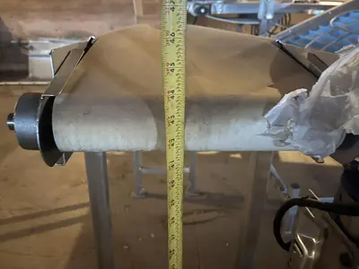 9ft Long Flat Belt Conveyor