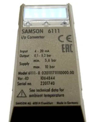 NEW SAMSON AG 6111-0020211711110000.00 IP CONVERTER 6111002021171111000000