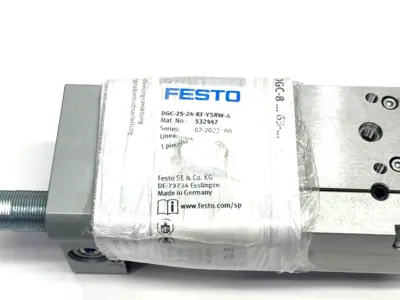 USED FESTO DBL-ACTING LINEAR DRIVE DUAL SHOCK ABSORPTION